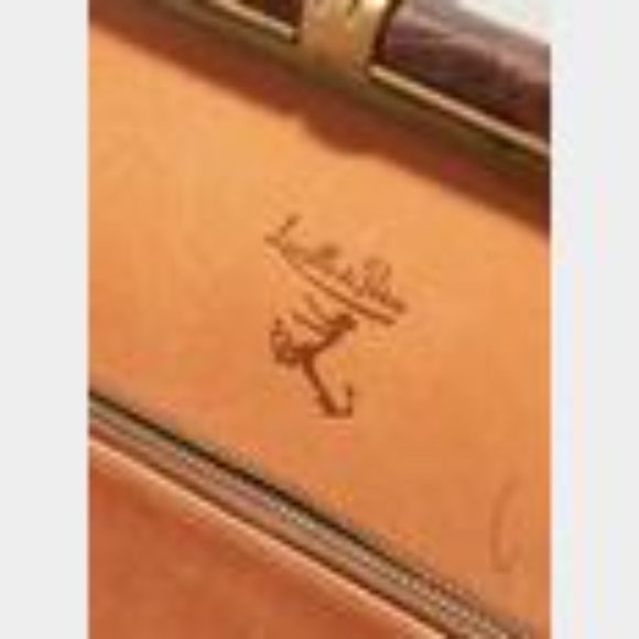 Vintage Lucille de Paris Brown Alligator Top Handle Bag - Picture 5 of 7